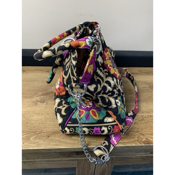 Vera Bradley Suzani Boho Floral Quilted Hand Shoulder Bag With Matching Wallet - Picture 7 of 16